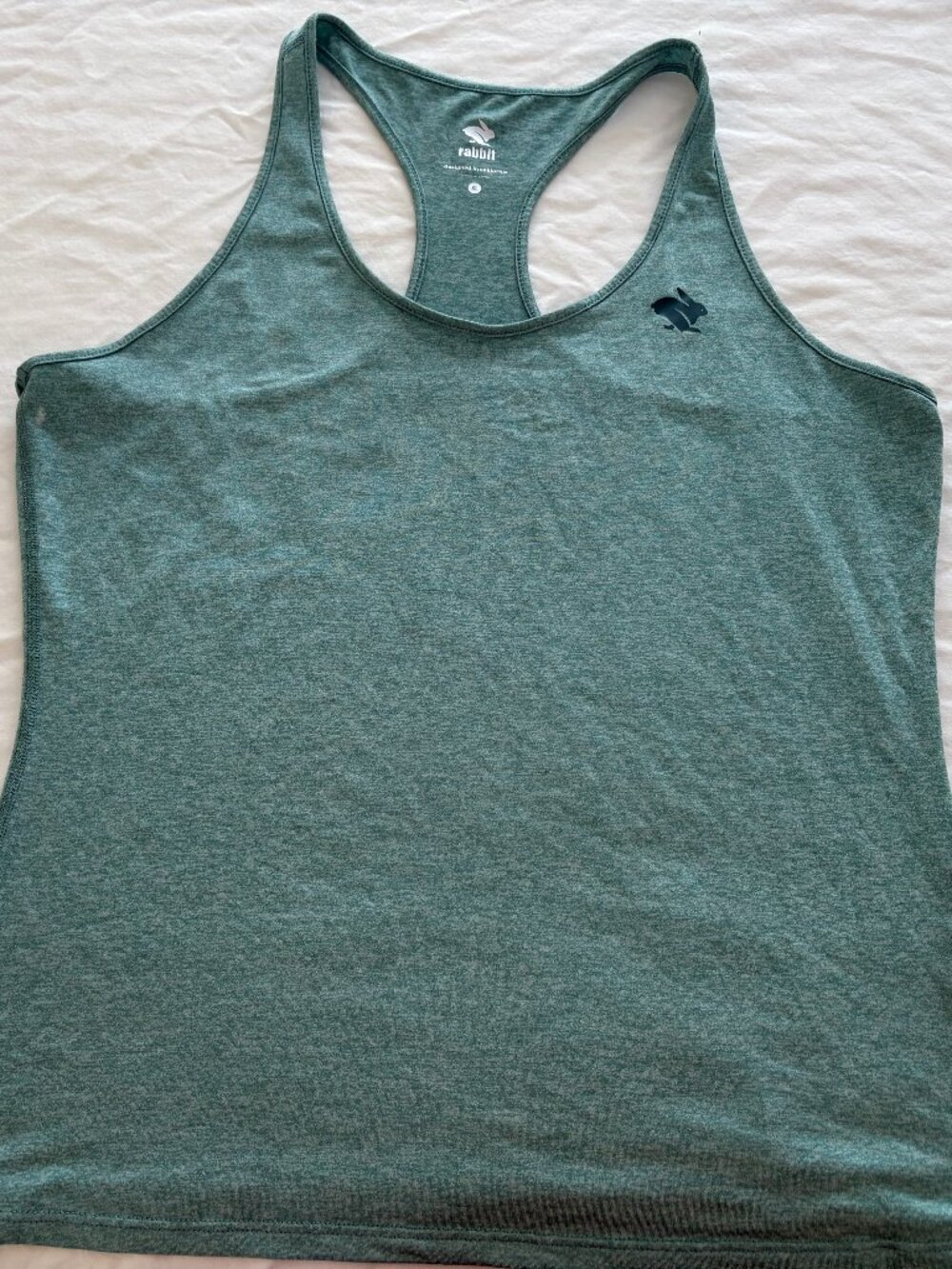 Running/workout tank, Rabbit. Size XL, women's.